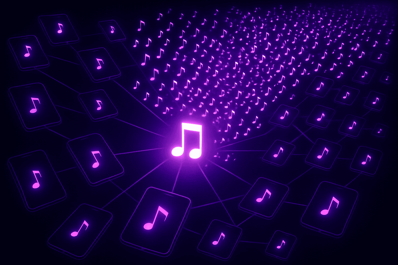 Editorial illustration for “How Do Songs Go Viral on TikTok? The Actual Mechanics”