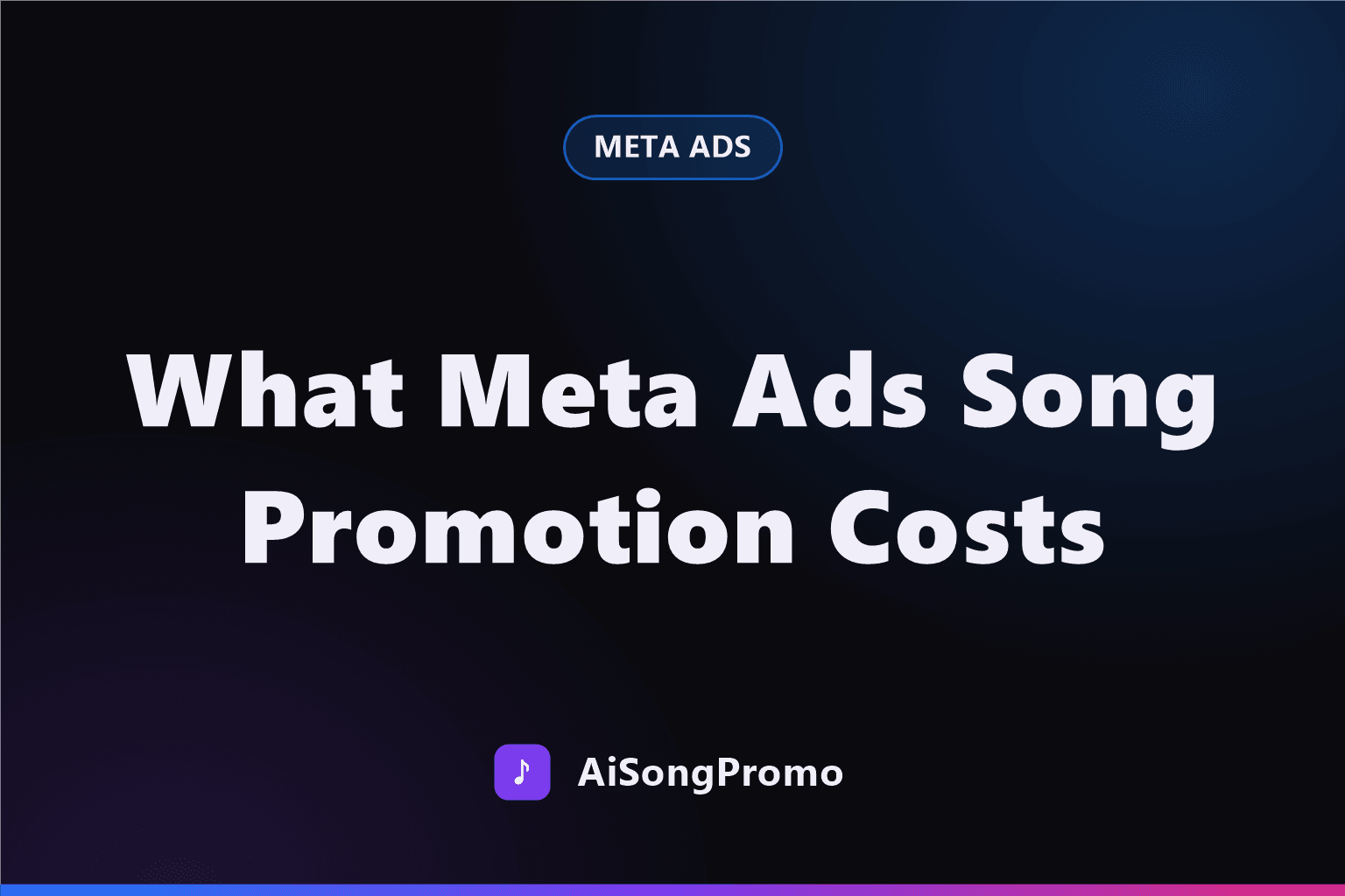 Editorial illustration for “Meta Ads Song Promotion: What It Costs in 2026 (Real Numbers)”