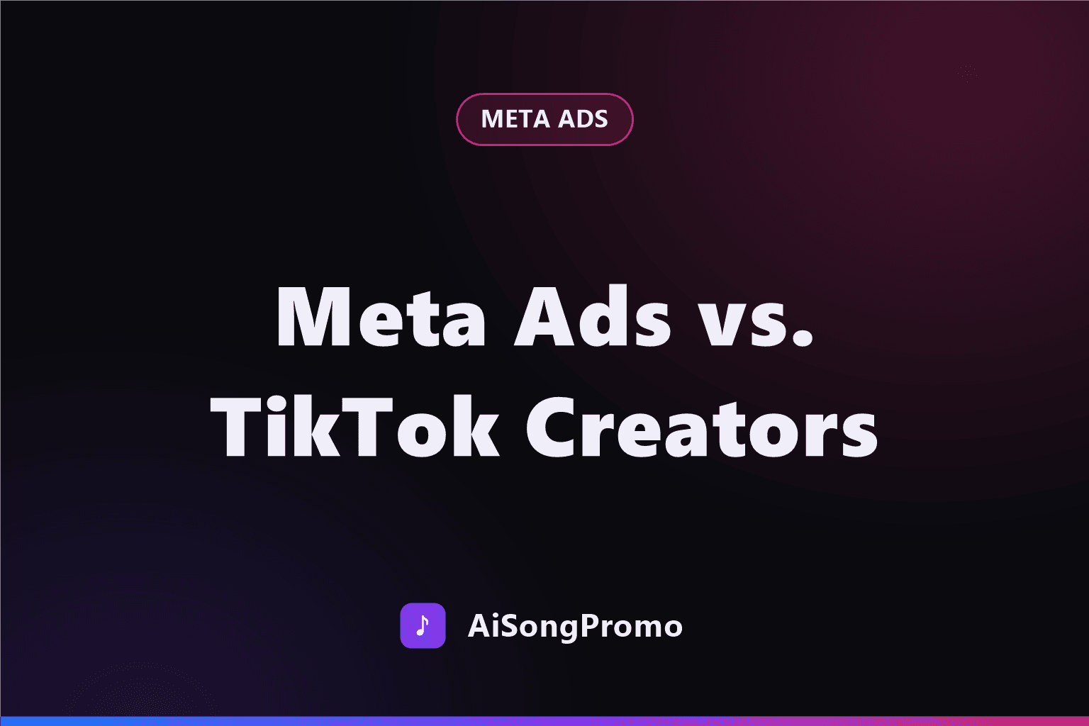 Editorial illustration for “Meta Ads vs. TikTok Creators: Which Song Promotion Works Better?”